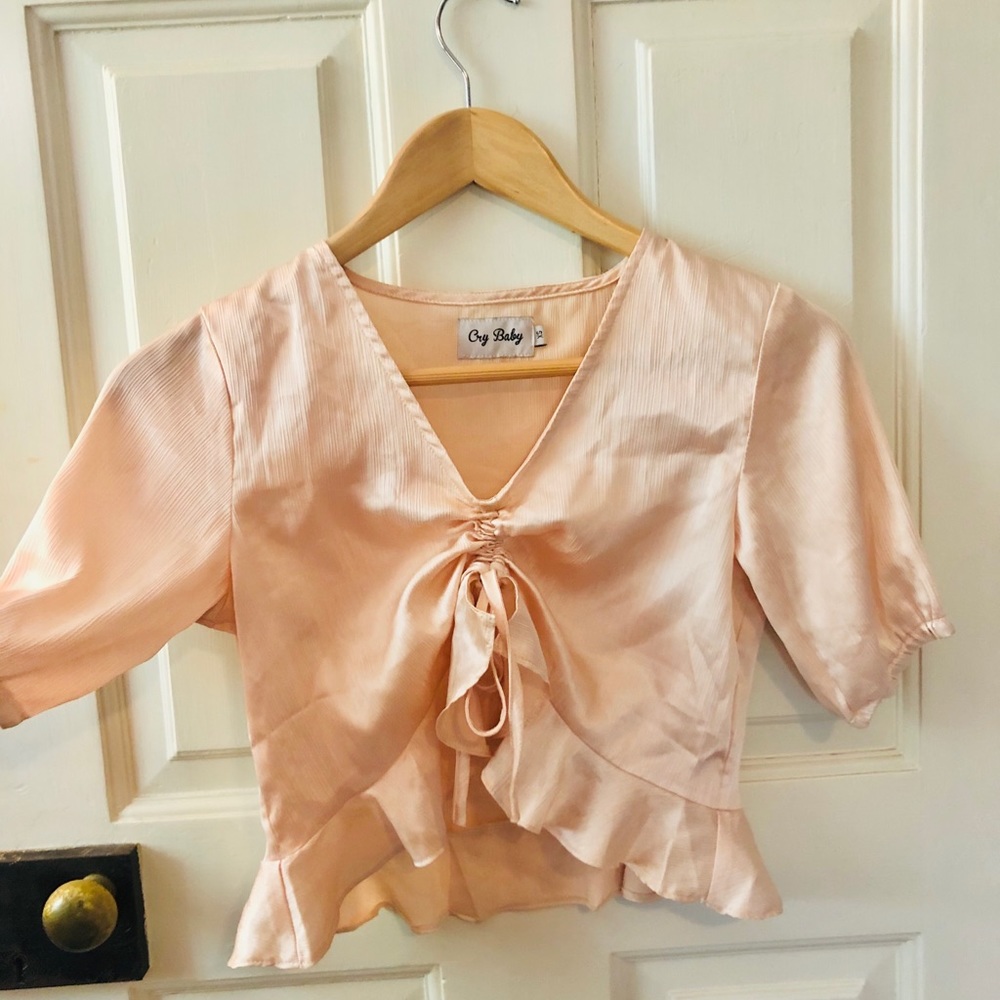 💖Cry Baby Rose Gold Top